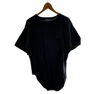 90s Vintage Liz Claiborne Lizwear Short Sleeve black tshirt Body Suit emblem USA